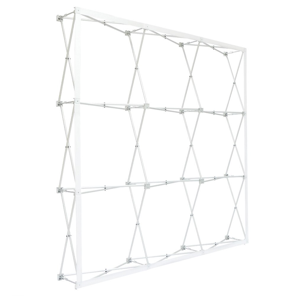 8 x 7.5 ft. RPL Fabric Pop Up Display Straight With Endcaps (Graphic Package) — Hardware Only / With Endcaps